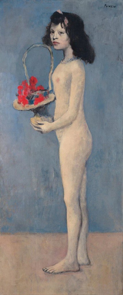 帕勃羅·畢加索，《拿著(zhù)花籃的女孩》，1905。圖片：Courtesy Christie's Images Ltd.