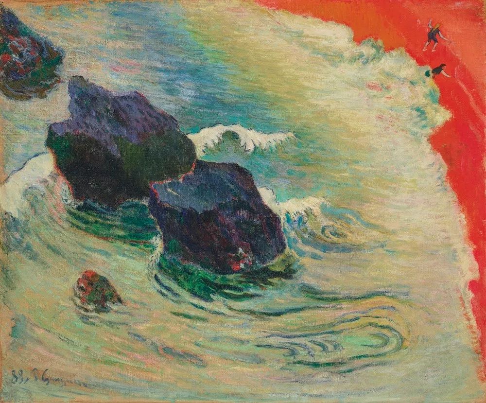 保羅·高更， 《海浪》，1888。圖片：Courtesy Christie's Images Ltd.